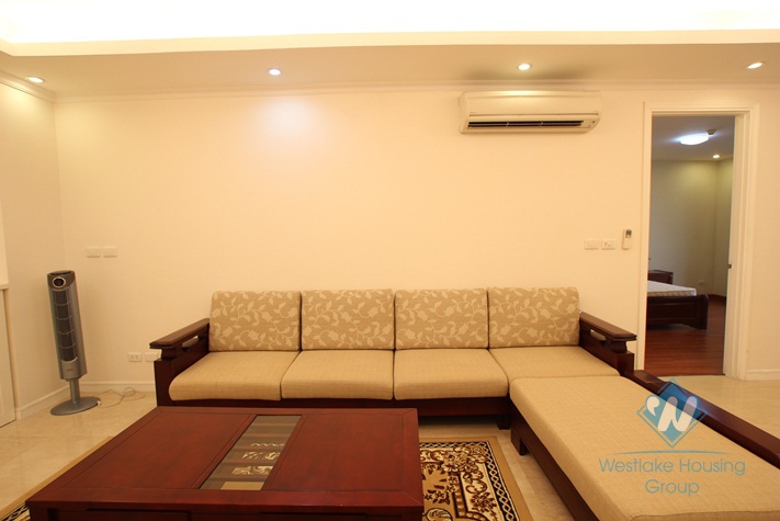 Nice apartment with full furniture available for rent in Ciputra, Hanoi.